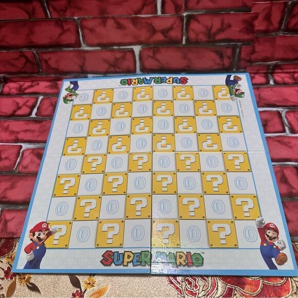 Nintendo Super Mario Checkers Tic Tac Toe Board Game - Picture 4 of 6